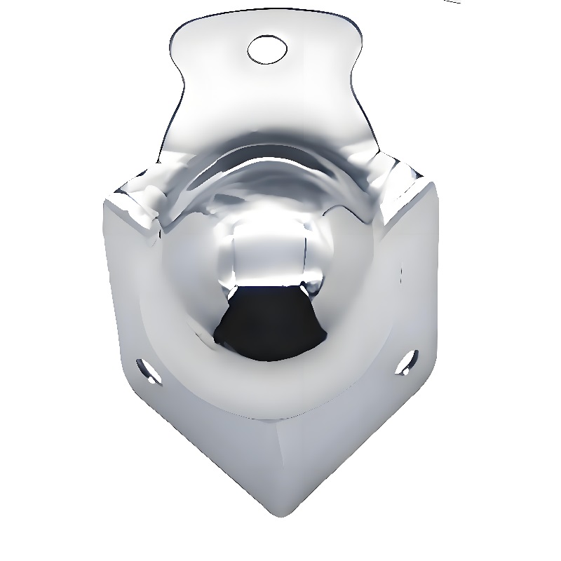 Wide Spherical Corner Protector 57.5mm Chrome Plated