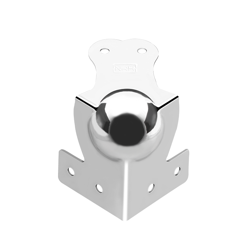 Wide Corner Protector 76mm Chrome Plated 6 Holes