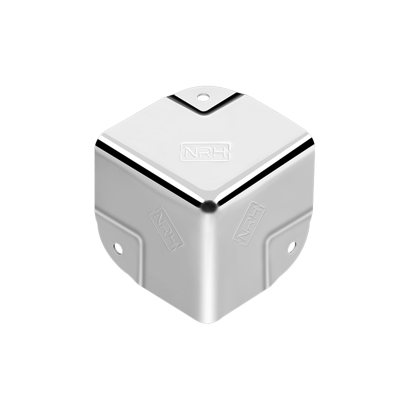 Chrome Plated Flat Corner Protector for Cases