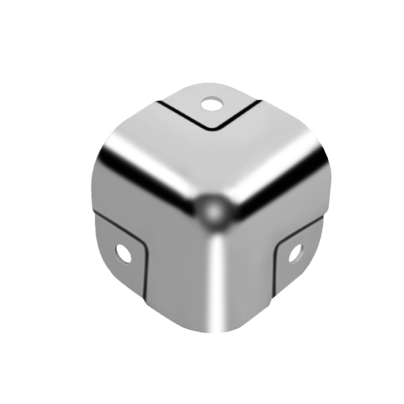 Rounded Corner Protector 41.5mm Chrome Plated 3 Holes